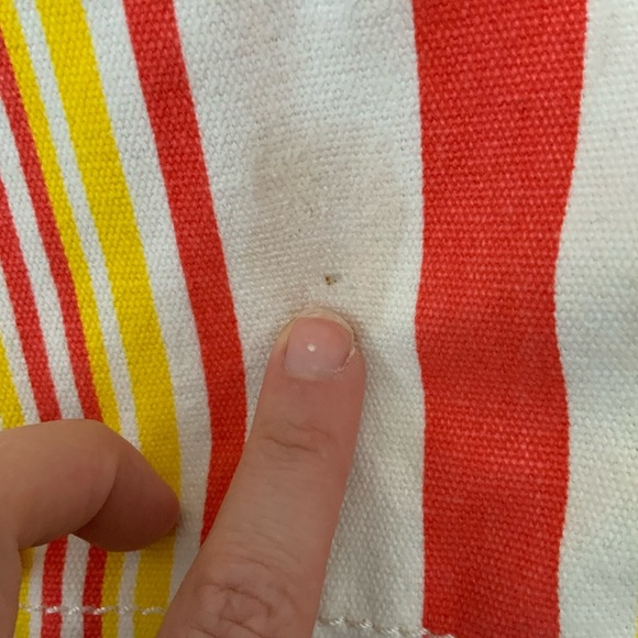 JUICY COUTURE Striped Yellow Orange Hobo Cotton Fabric Shoulder Bag BRAND NEW - Picture 16 of 16